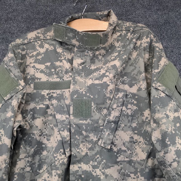 U.S. Military Mens Army Combat Uniform Digital Camo Coat Green Tan Size L - Picture 7 of 14